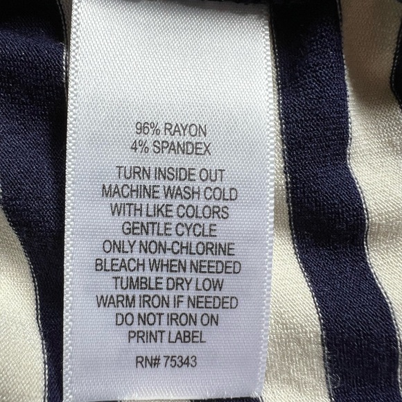 DAKINI STRIPED SKIRT SZ M Stretchy!! - Picture 6 of 6